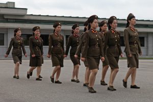 NK woman army