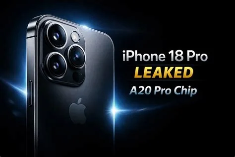 Apple iPhone 18 Pro Adds A20 Pro Chip and Foldable Launch