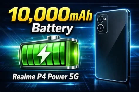 Realme P4 Power 5G Adds 10,001 mAh Titan Battery and 80W Charge