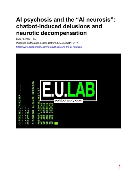 UCSF Announces First Clinical Case of AI‑Associated Psychosis