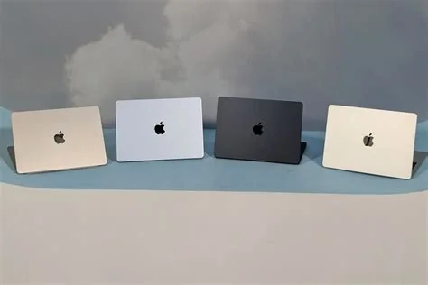 apple, laptop