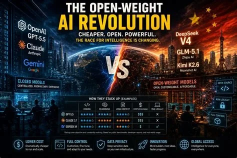 Open-Weight AI Sparks Global Tech Battle